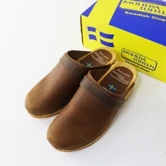 美品 モヘダトフェルン MOHEDA TOFFELN レザー サボサンダル 39｜ベージュ系 シューズ クロッグ 約24.5cm【2400015009384】のサムネイル