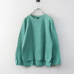 バトナー BATONER FOR UNITED ARROWS シルク混ハイカウントリブクルーネック 1■ミント ニット プルオーバー 長袖【2400014989977】のサムネイル