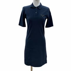 PRADA プラダ ニットワンピース 三角ロゴプレート 40 L 2023年 - メルカリ
