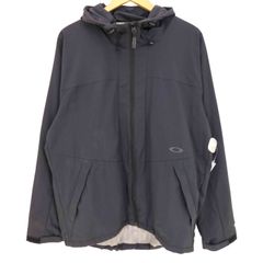 OAKLEY ナイロンジャケット フーディー グレー XXL - メルカリ
