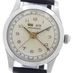 訳あり モバード Movado トリプルカレンダー 手巻き メンズ _956873のサムネイル