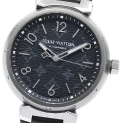 ルイ・ヴィトン LOUIS VUITTON QA140 タンブール オトマティック GM モノグラム エクリプス 自動巻き メンズ 保証書付き_961148のサムネイル