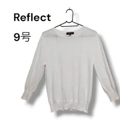a2677 リフレクト Reflect サマーニット カットソー 白 9号 日本製 ワールド