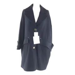 未使用品★Mackintosh マッキントッシュ 24AW L242MO1149FM2K HUMBIE CHESTER COCOON ハンビー チェスターコクーン ウール100％ ロゴボタン付 チェスターコート ネイビー 4 ハンガー付き 正規品 レディースのサムネイル