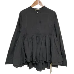 良品 Curensology カレンソロジー レイヤード ギャザーブラウス 196280 サイズF ダークグレー レディース 古着 中古 USEDのサムネイル