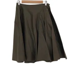 美品 FOXEY BOUTIQUE フォクシーブティック フレアスカート 22694 サイズ40 ブラウン レディース 古着 中古 USEDのサムネイル