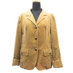 BURBERRY レディース テーラードジャケット 46 ウール混 ツイード調 