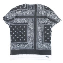 Bristolペイズリー柄 半袖Tシャツ ブラック - メルカリ