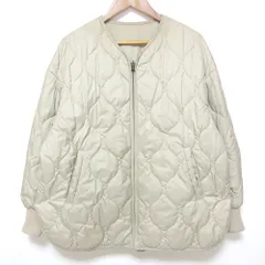 良品 23AW FRAMeWORK フレームワーク キルティング リバーシブルジャケット サイズ36 ベージュ レディース 古着 中古 USEDのサムネイル