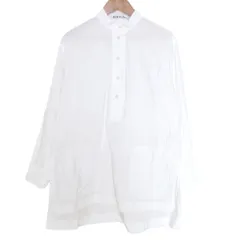 良品 Acne Studios アクネストゥディオズ サイドスリット ロングスリーブ チュニックシャツ ブラウス サイズ34 ホワイト レディース 古着 中古 USEDのサムネイル