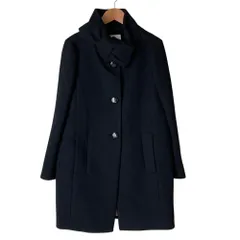 未使用 Kate Spade ケイトスペード リボン スタンドカラーコート サイズ2-A ウール ブラック レディース 古着 中古 USEDのサムネイル