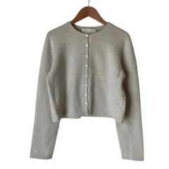 美品 23AW Plage プラージュ カシミヤブレンド ウールニット ベスト カーディガン アンサンブル ベージュ レディース 古着 中古 USEDのサムネイル