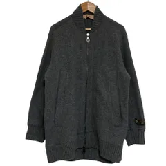 美品 23AW N°21 ヌメロヴェントゥーノ ウールニットジャケット ブルゾン サイズXS グレー レディース 古着 中古 USEDのサムネイル