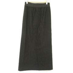 25SS 【ミューズ】ストレッチツイル フレア ロングスカート ドゥーズィ