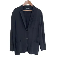 GIORGIO ARMANI ジョルジオアルマーニ ヴィンテージ コットンレーヨン テーラードジャケット 36 グレー系 レディース 古着 中古 USEDのサムネイル