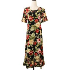 美品 HYSTERICS ヒステリックス 黒花柄 DESTROY 半袖ワンピース - メルカリ
