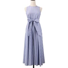 美品】】ツルバイマリコオイカワ ロングワンピース カシュクール