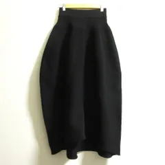 美品 HeRIN. CYE ヘリンドットサイ Jersey volume knit スカート FREE ネイビー レディース 古着 中古 USEDのサムネイル
