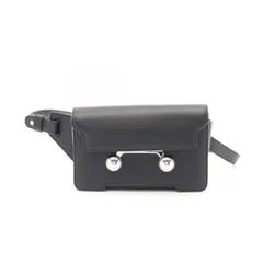 マルニ MARNI ウエストバッグ ボディバッグ トランカロー MUMQ0022U0 ブラック レザー トランカロー ショルダー メンズ Used Aのサムネイル