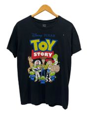 Disney (디즈니) PIXAR TOY STORY4 픽사 토이 스토리 캐릭터 프린트 T셔츠 해외 공식 헌옷 M 블랙 맨즈/036