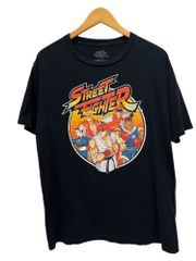 CAPCOM (カプコン) STREET FIGHTER ストリートファイター ゲーム キャラクタープリントTシャツ 海外オフィシャル 古着 L ブラック メンズ/036