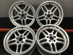 【希少】BMW Mパラレルスポーク スタイリング2 18インチ 4本 8J/9.5J5HPCD120+13/+25 鍛造 BMW/E38 E39 7シリーズ等　(SHA038)のサムネイル