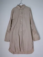 MARGARET HOWELLマーガレットハウエル COTTON SATINコットンサテン ダブルカフス ロングシャツドレス ワンピース【1】【LOPA82304】のサムネイル