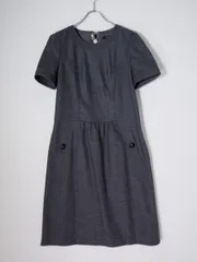 BURBERRY LONDONバーバリー ロンドン 日本製 ウールジャージー パフスリーブドレス ワンピース【38】【LOPA82297】のサムネイル