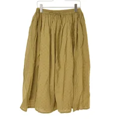 【SOIL】NSL21565 COTTON DOBIE PATCHWORK GATHERED SKIRTロングスカートのサムネイル