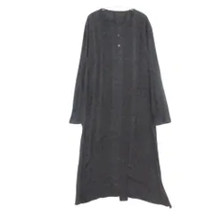Yohji Yamamoto POUR HOMME ヨウジヤマモトプールオム 長袖Ｔシャツ ロング シャツ 長袖 ストライプ パッチワーク ヘンリーネック ジャージー素材 サンプル品 ブラック メンズ 【中古】のサムネイル