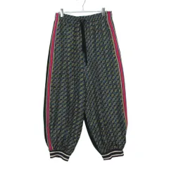 GUCCI グッチ バイマテリアルハーレムスタイル パンツ サイドライン トラックパンツ ジョガー イージー ボトムス 572726 グリーン XS メンズ 【中古】のサムネイル