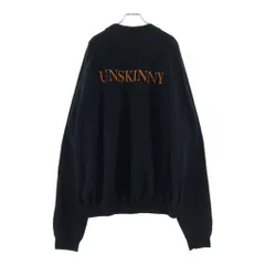 VETEMENTS (ヴェトモン) 18SS UNSKINNY プリントオーバーサイズスウェット トレーナー ブラック WSS18TR23のサムネイル