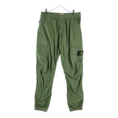 STONE ISLAND (ストーンアイランド) TYPE RE-T Cargo Pants ロゴワッペン カーゴパンツ カーキ 761531303のサムネイル
