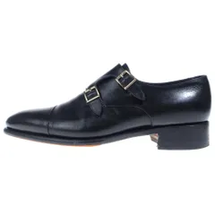 Santoni (サントーニ) M652 ダブルモンクストラップレザーシューズ ローファー 革靴 ブラックのサムネイル