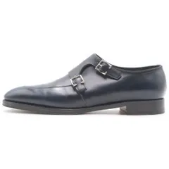 JOHN LOBB (ジョンロブ) SENNEN セネン ダブルモンク レザードレスシューズ ローファー 革靴 ネイビー 10のサムネイル