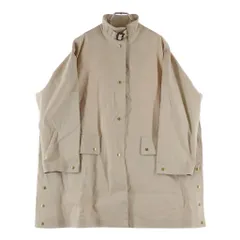 Traditional Weatherwear (トラディショナル ウェザーウェア) 24SS DUDLEY ダドリー カウレザー切り替え ロングコート ベージュ L241APFCO0411SSのサムネイル