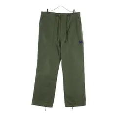 Needles (ニードルス) String Fatigue Pant Back Sateen バックサテン ミリタリー ファティーグパンツ カーキ QV147のサムネイル