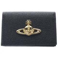 Vivienne Westwood (ヴィヴィアンウエストウッド) EXECUTIVE メタルオーブ カードケース ブラック/ゴールド 859172 C97ERのサムネイル