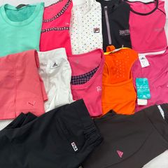 adidas なとゴルフ・テニス15点セットレディース Mまとめ新品8000円有 