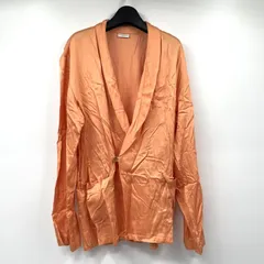 【中古】DRIES VAN NOTEN レーヨンジャケット オレンジ サイズ48 ドリスヴァンノッテン[17]のサムネイル