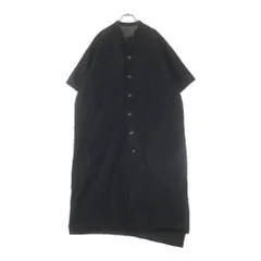 Y's (ワイズ) 8OZ DENIM HALF SLEEVE BOX SHIRT DRESS エイトオンス ハーフスリーブ デニムドレスシャツ レディース インディゴ YQ-D01-028のサムネイル
