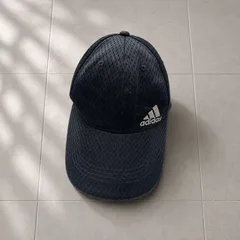 【T-1501】adidas アディダス メッシュキャップ キャップ 帽子 ブラック 黒 ロゴ刺繍 スポーツ ランニング トレーニング