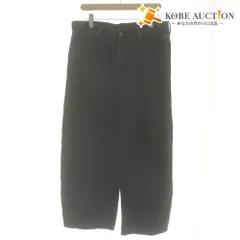 ■ UNIQLO JEANS ユニクロ デニムパンツ バギーカーブジーンズ 男女兼用 メンズ レディース 30 (S～M相当) ダークグレー
