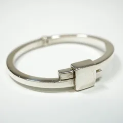 m001 B GUCCI グッチ バングル ブレスレット スクエアプレート sv925 シルバー 腕周り約16~16.5cmのサムネイル