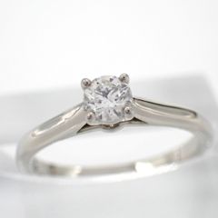 新品仕上げ済 Cartier カルティエ 49 0.23ct ソリテール1895 ダイヤ ダイヤモンド F VVS2 3EX プラチナ リング 指輪 プラチナ Pt950 4967