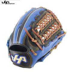 た*ん様 【新品未使用】ハタケヤマ 内野用 大人用 ブルー 硬式 HATAKEY