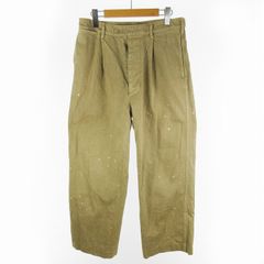 AURALEE 26SS CHINO ONE-TUCK WIDE PANTS - メルカリ
