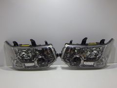 デリカ D5 ヘッドライト インナーブラック CV系 前期 コーティング済