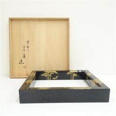 輪島塗 角野岩次「笹文香盆」 - メルカリ