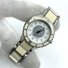 動作未確認　MONO COMME CA　モノコムサ　クォーツ腕時計　95-10QP05　ラインストーン　レディースのサムネイル